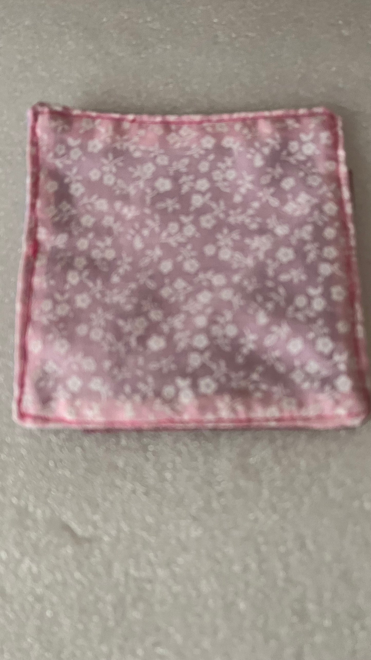 Handmade fabric corner bookmark