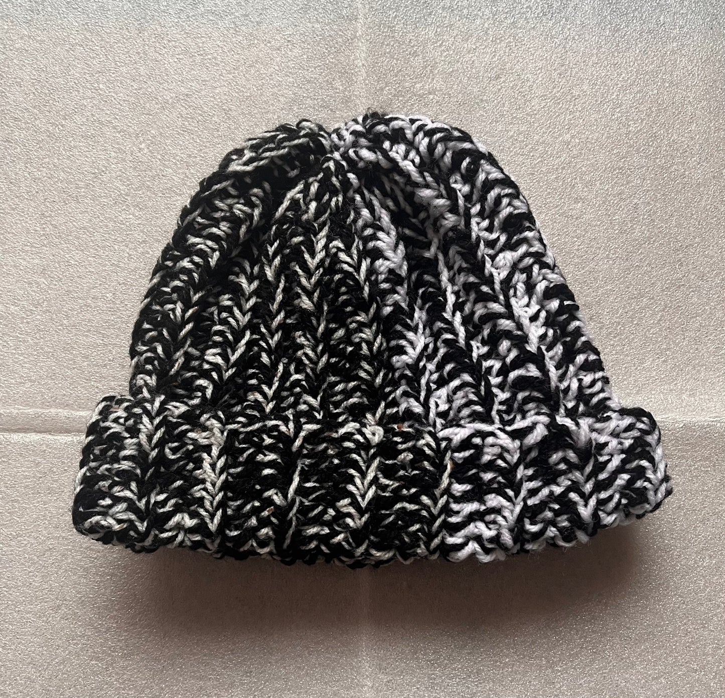 Woolly Cabin Beanie crochet Hat
- adult small size