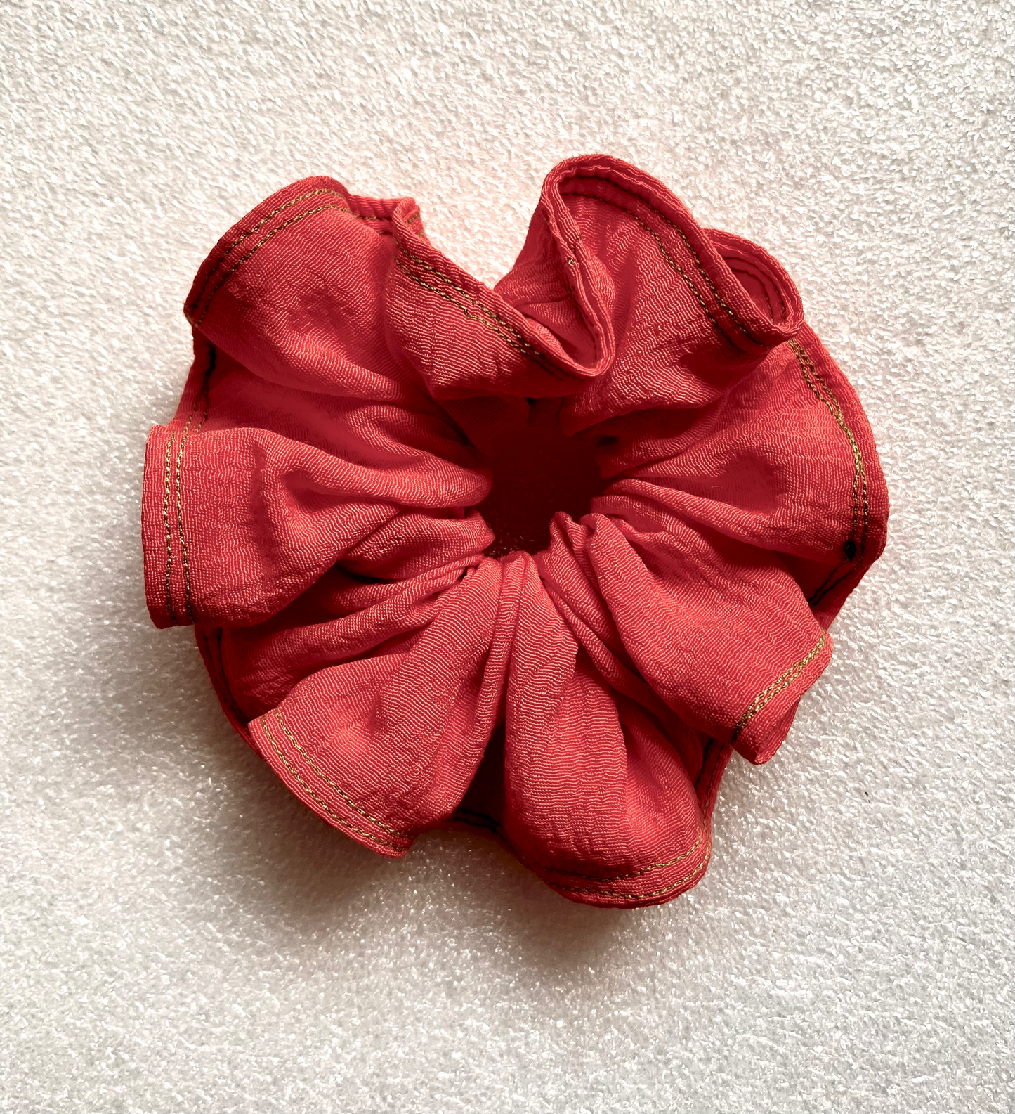 Perfectly Imperfect Bow Scrunchie β Handmade & Eco-Friendly πΏπ Add a touch of image 0