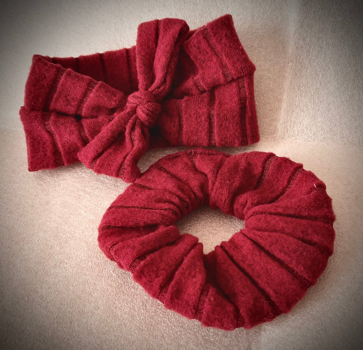 Upcycled Spa Essentials Collection – Hand-Crocheted Shower Poufs, Scrubs, Spa Headbands & Scrunchies