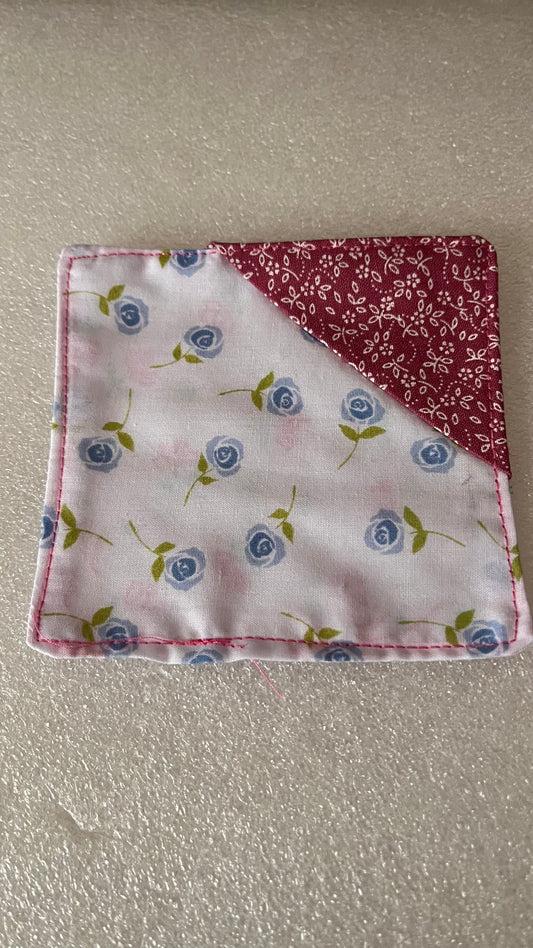 Handmade fabric corner bookmark