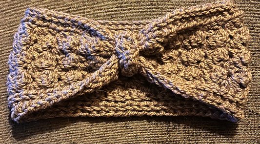 Winter Blooms Crochet Earwarmer for Adults | Handmade Cosy Headband image 0