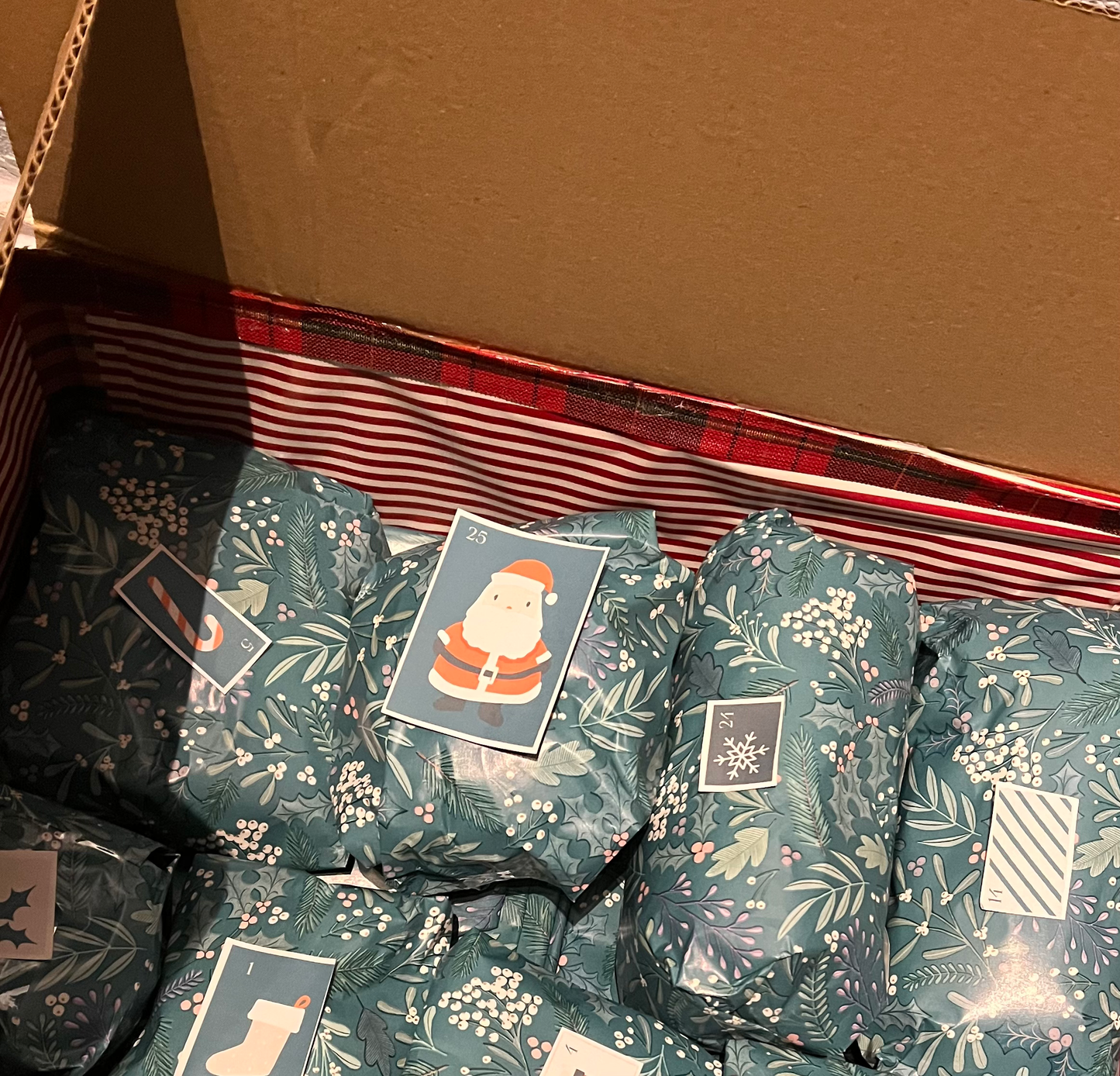 Christmas Advent Craft Box | Unique New & Preloved Craft Materials Gift image 1