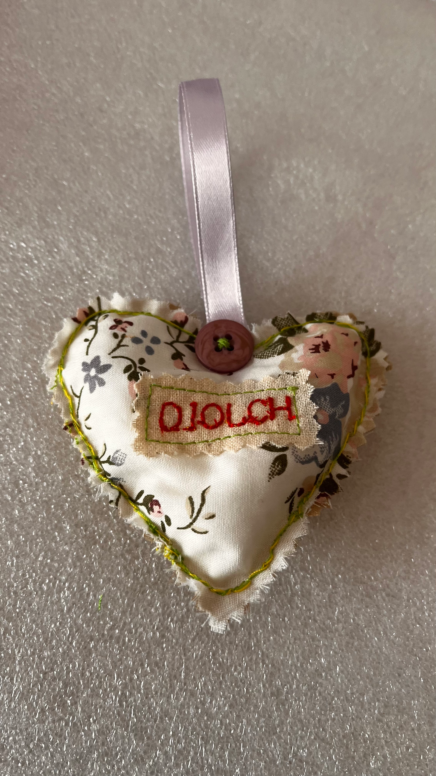 Mini diolch heart - welsh theme gifts  image 0