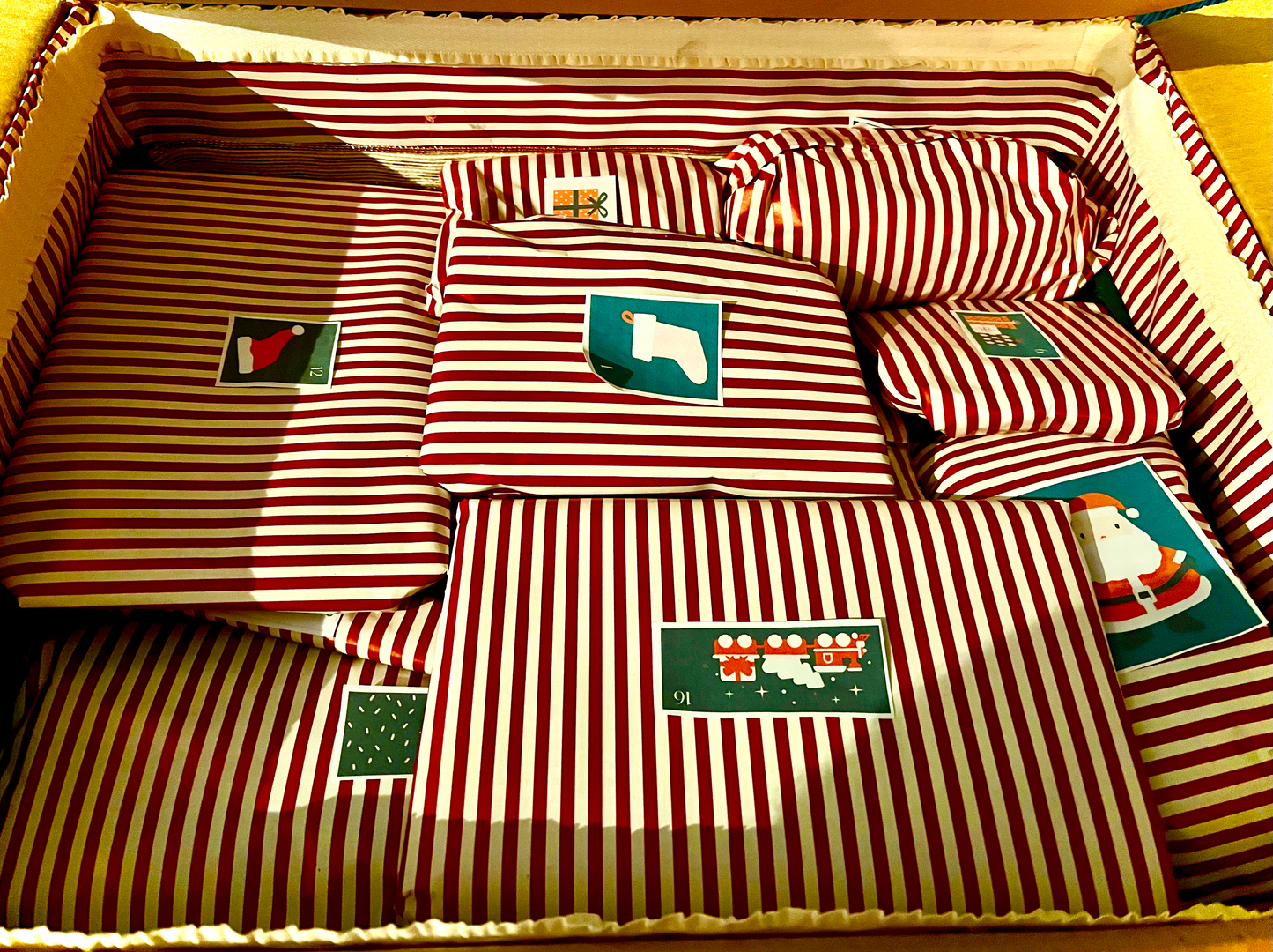 Christmas Advent Craft Box | Unique New & Preloved Craft Materials Gift image 2