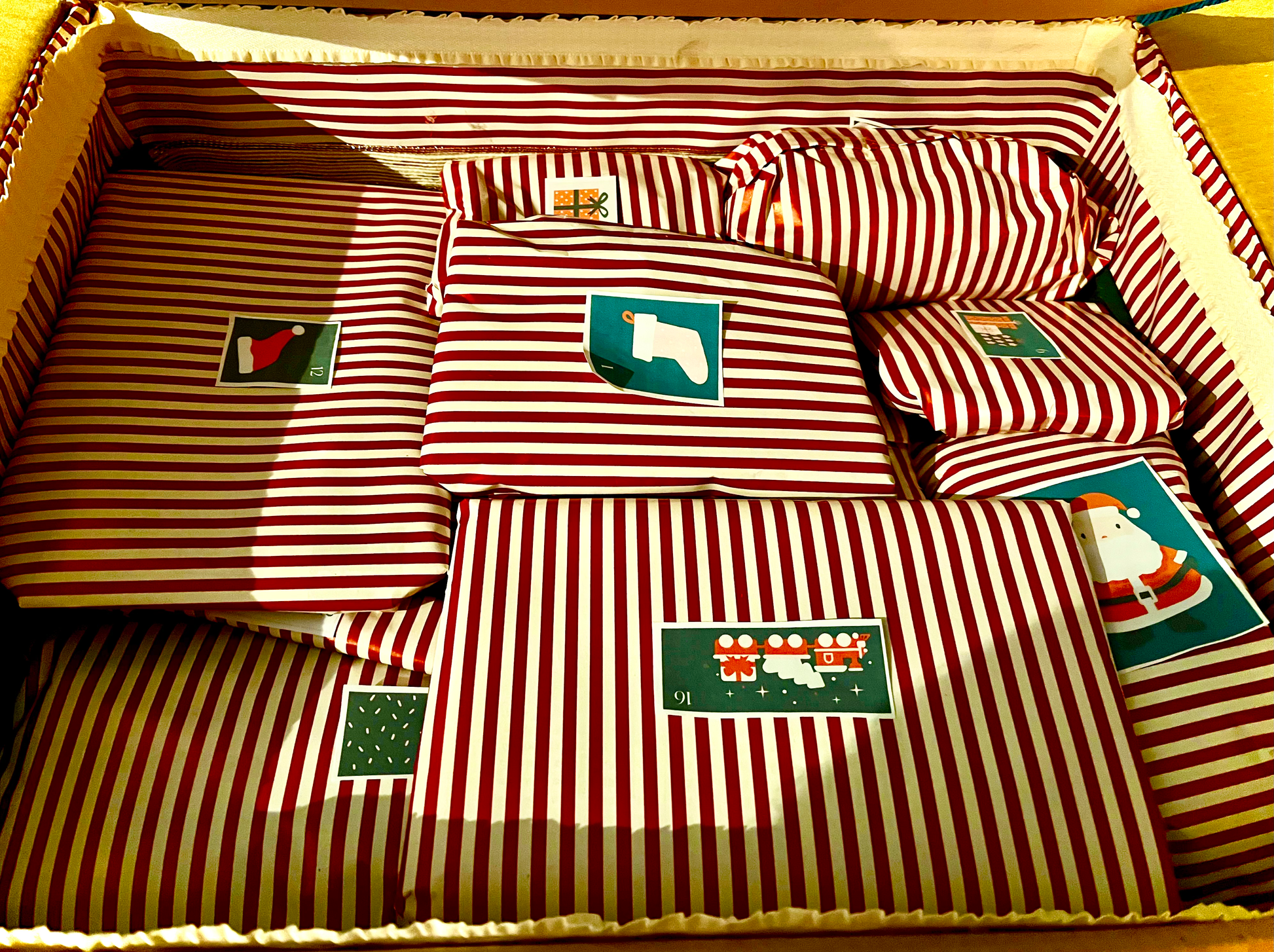 Christmas Advent Craft Box | Unique New & Preloved Craft Materials Gift image 2