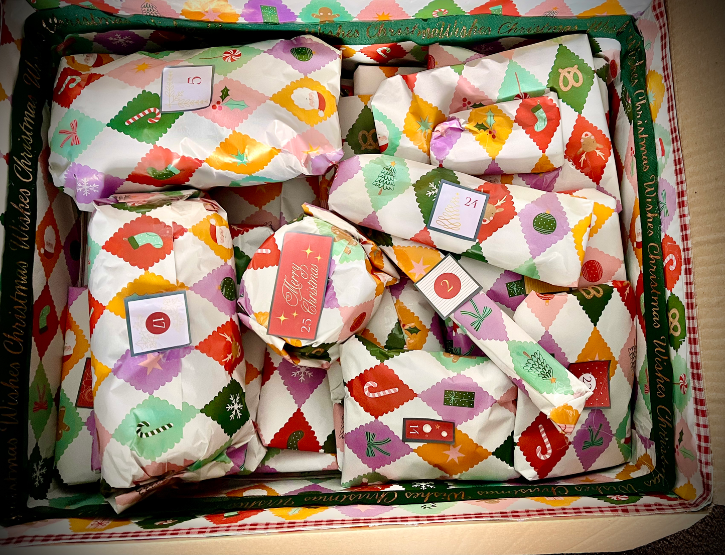 Christmas Advent Craft Box | Unique New & Preloved Craft Materials Gift image 0