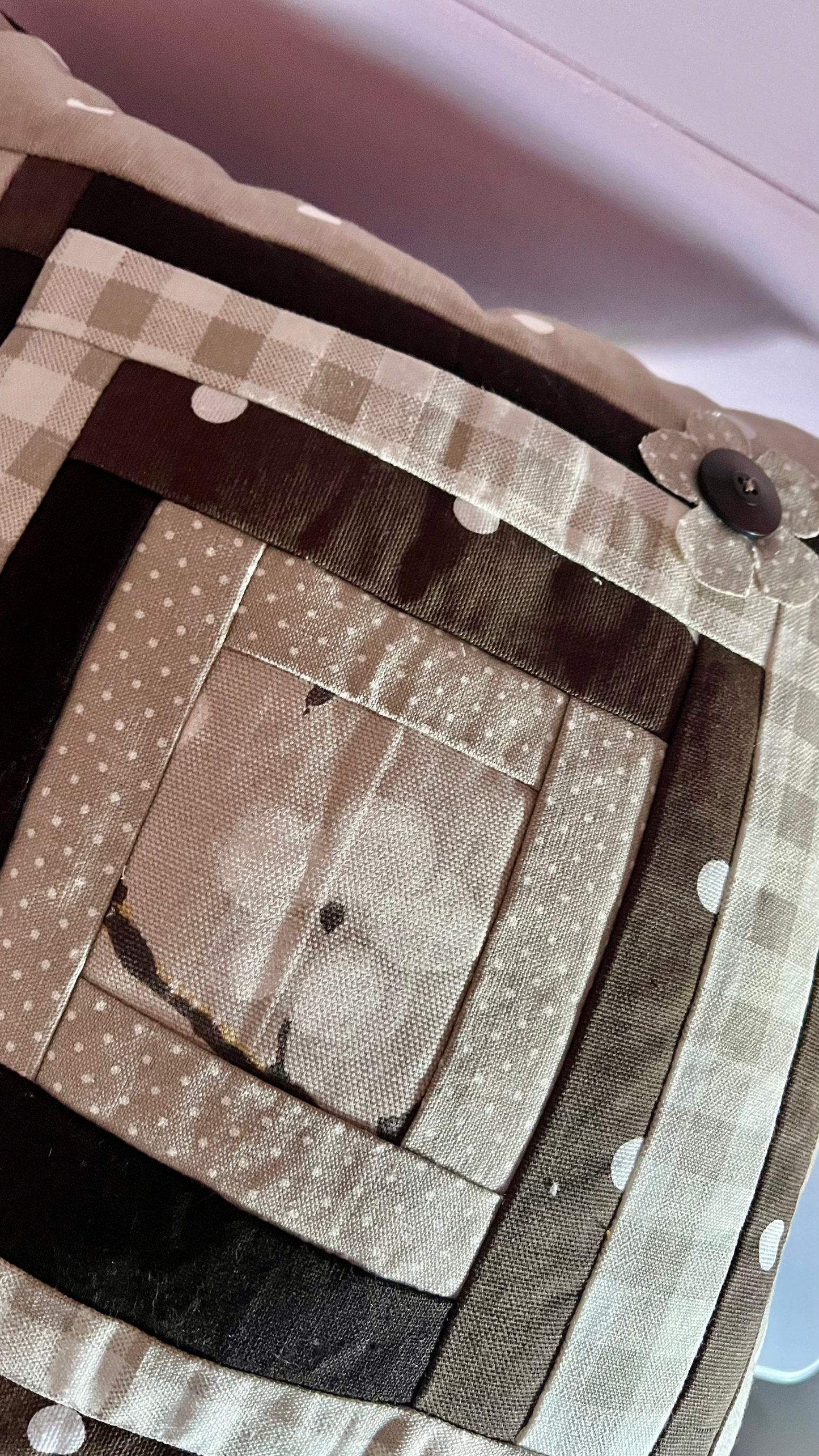 Patchwork design Cushion - Home Decor gift image 2