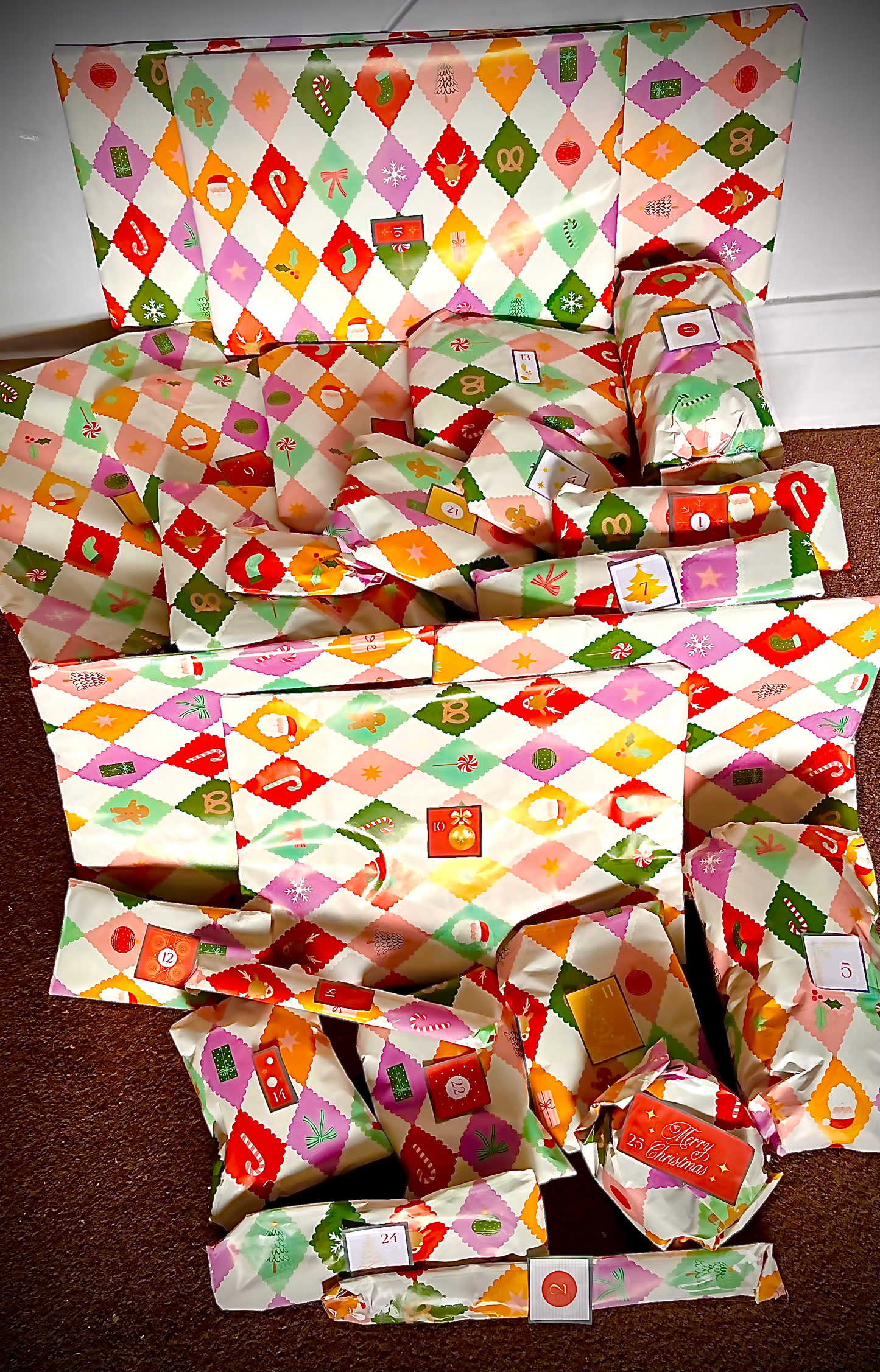 Christmas Advent Craft Box | Unique New & Preloved Craft Materials Gift image 1