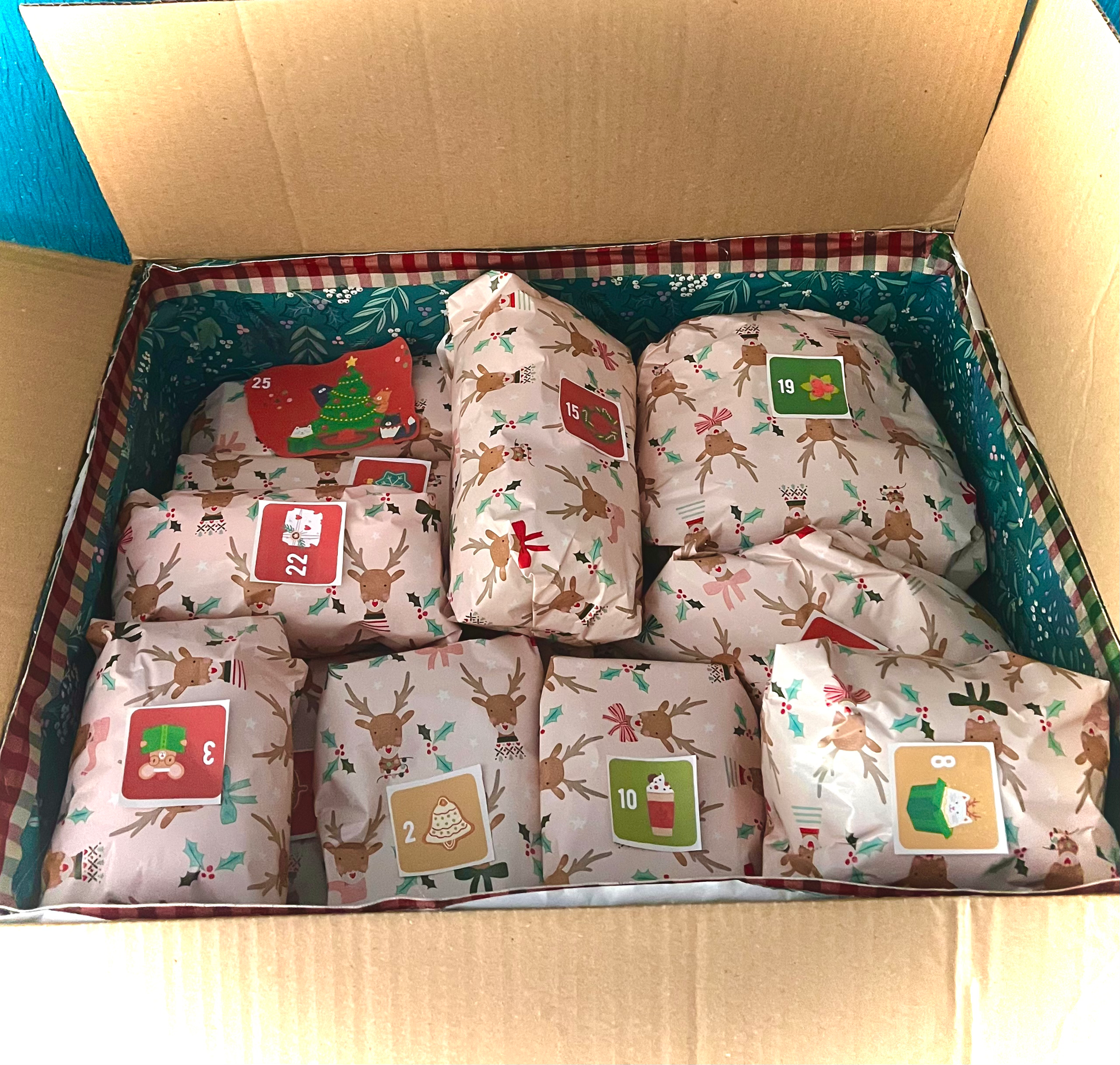 Christmas Advent Craft Box | Unique New & Preloved Craft Materials Gift image 0