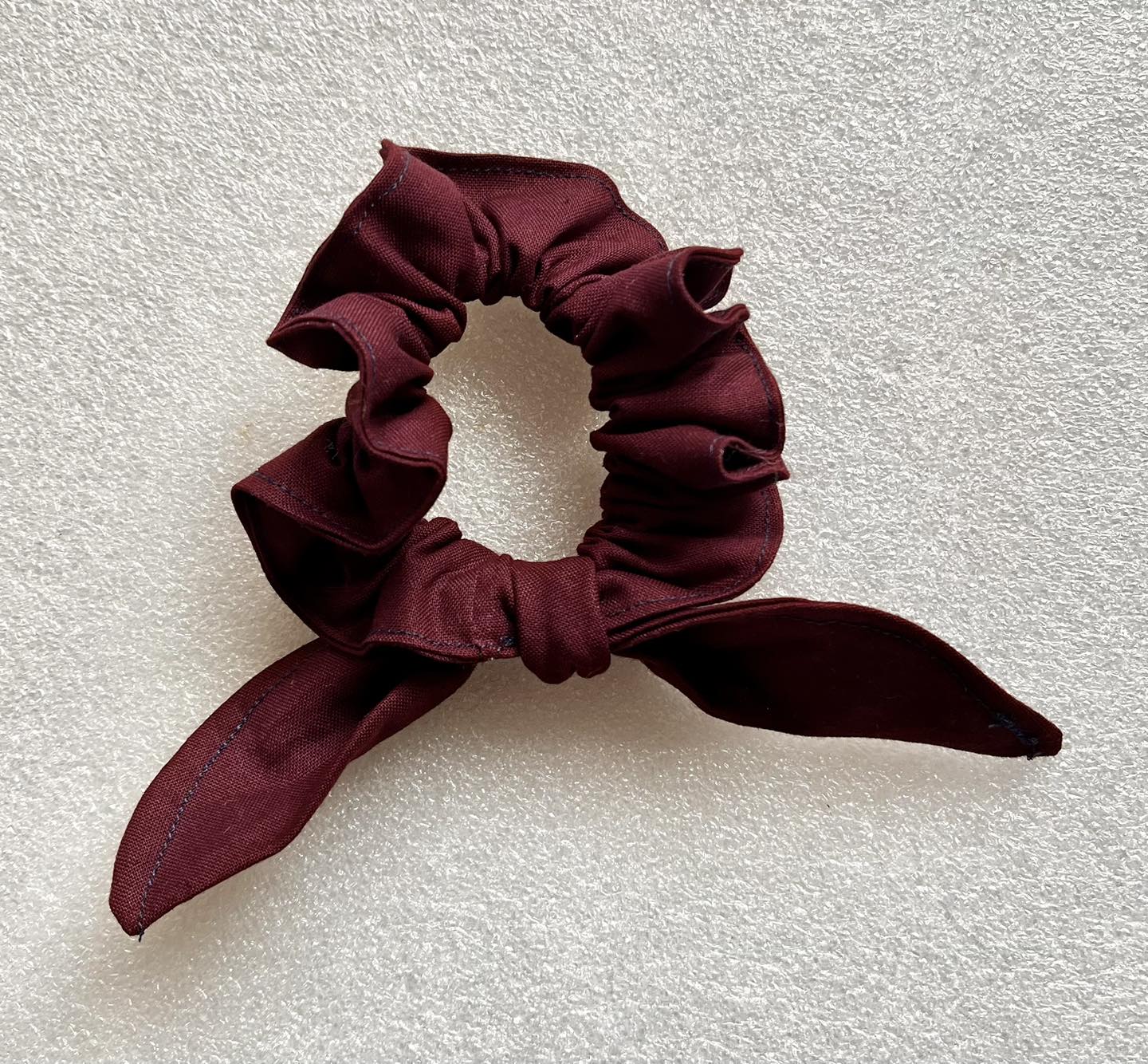 Perfectly Imperfect Bow Scrunchie – Handmade & Eco-Friendly image 0