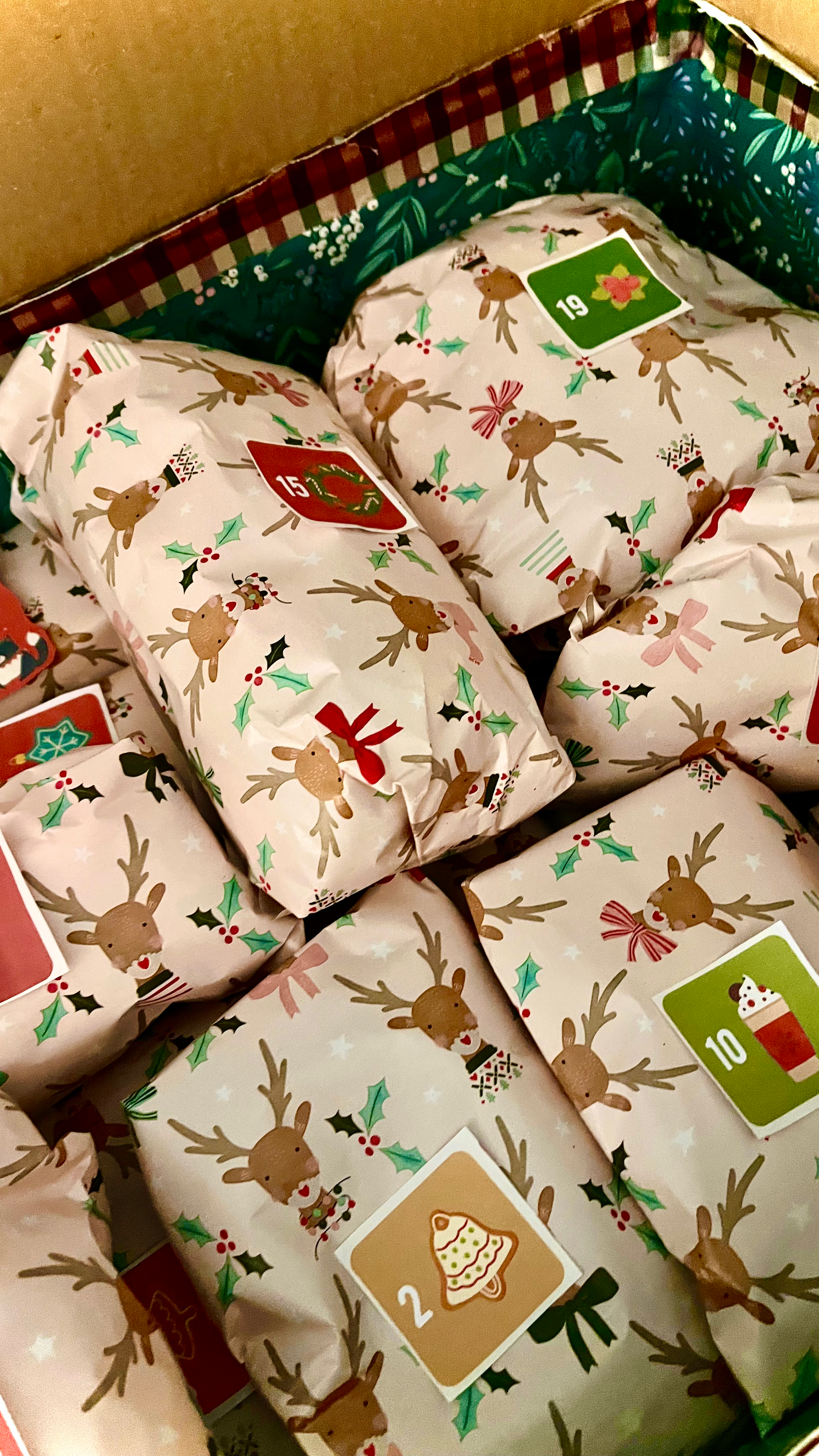 Christmas Advent Craft Box | Unique New & Preloved Craft Materials Gift image 1