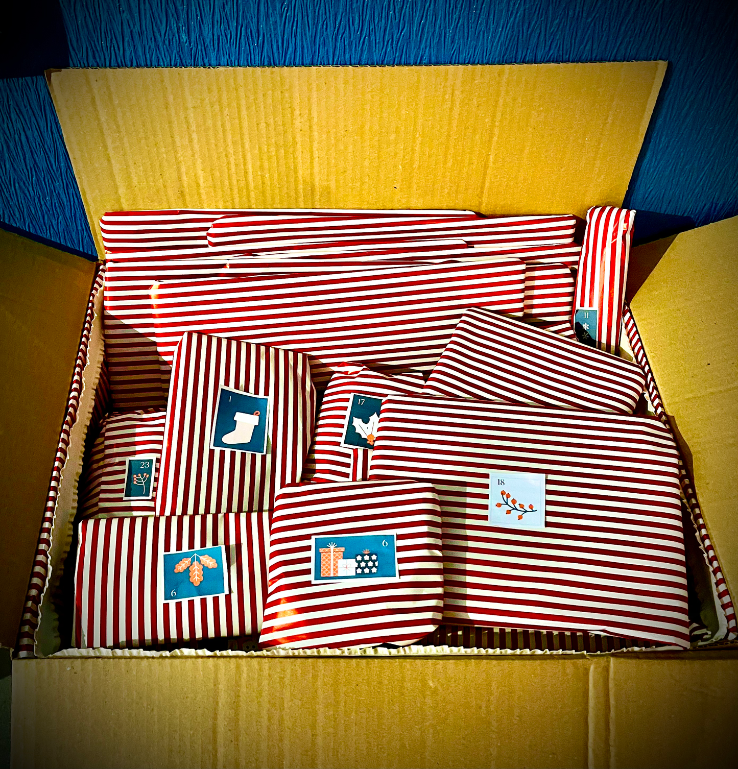 Christmas Advent Craft Box | Unique New & Preloved Craft Materials Gift image 1